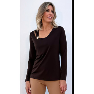 Blusa Vitori choc