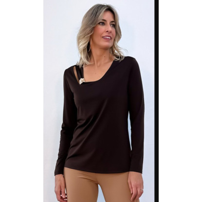 Blusa Vitori choc