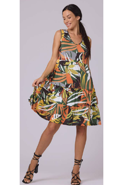Vestido volantes 