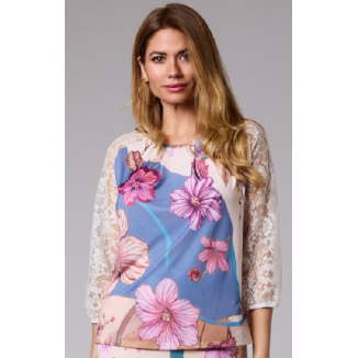Blusa combinada