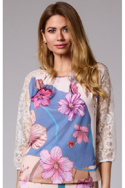 Blusa combinada