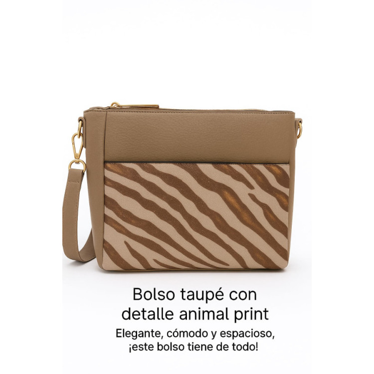 Bolso taupé
