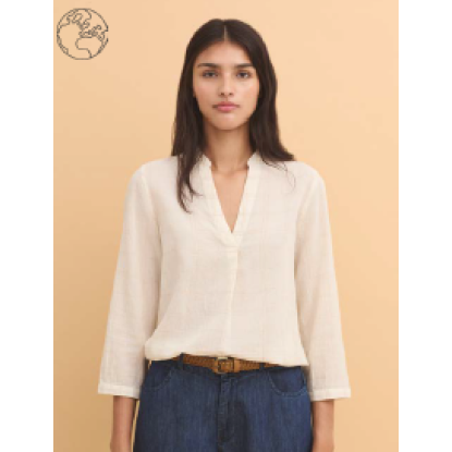 Blusa jacquard