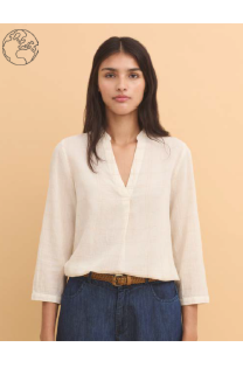 Blusa jacquard
